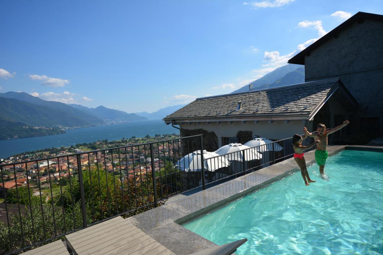 Casa Di Campagna Rosina Con Piscina E Vista Lago Gravedona Ngoại thất bức ảnh