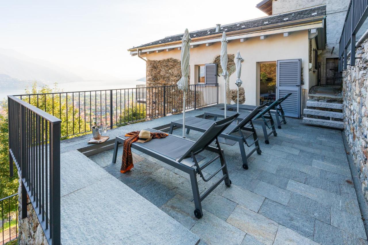 Casa Di Campagna Rosina Con Piscina E Vista Lago Gravedona Ngoại thất bức ảnh